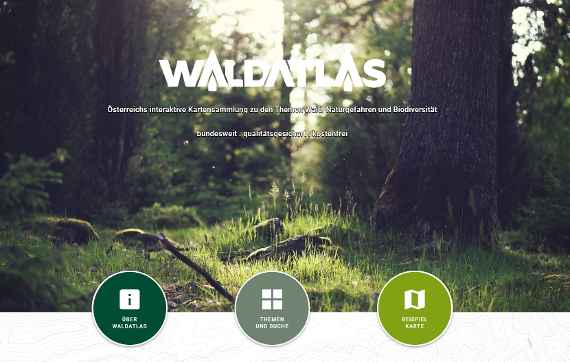 The WALDATLAS - the geodata platform for the forest